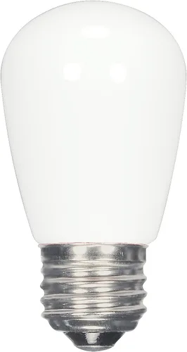 Miniatura 14 de Satco S9176 LED T6 Frost 2700K Bombilla base de candelabro, 0.8W
