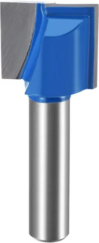 Miniatura 20 de uxcell Broca inferior del router de la limpieza de la caña del diámetro 26.2 ft m de 55.8 ft m, cortador inclinado carburo de 2 flautas sin