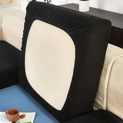 Miniatura 10 de Funda elástica para cojín de sofá, funda protectora para muebles de sofá, funda de asiento de sofá, estampado floral con parte inferior elástica, #17