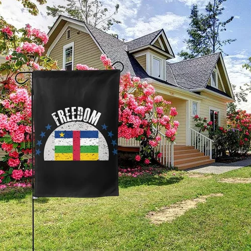 Miniatura 5 de The Central African Republic Flag And Freedom Garden Flag 28"x40" Inch Double Sided Garden Flags Home Lawn Outdoor Decor Flags Party Banner Welcome
