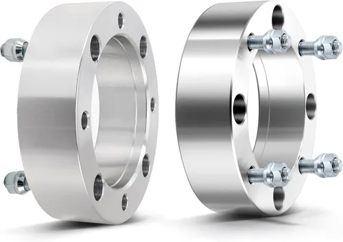 SCITOO 2 espaciadores de rueda de 2 pulgadas, 4 x 156, calibre 5.157 in, pernos de 12 x 1.5 y 4 lengüetas, adaptadores para Polaris RZR 900 EPS