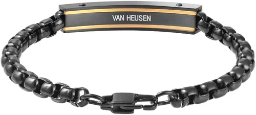 Miniatura 2 de Van Heusen Pulsera de identificación de cadena de acero inoxidable para hombre
