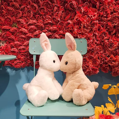 Miniatura 4 de WEIGEDU Animal de Peluche Relleno Conejito de 17.3 Pulgadas para Niños, Niñas y Bebés - Regalo Perfecto para Cumpleaños, Pascua y Navidad