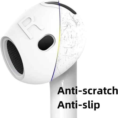 Miniatura 2 de 3 pares de almohadillas para las orejas + ganchos para las orejas para AirPods 4 Ganchos y cubiertas de silicona antideslizantes Accesorios