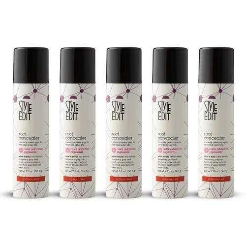 Miniatura 10 de Corrector de raíz marrón medio, spray de retoque para cabello castaño medio, cubre temporalmente el cabello gris, paquete de 1