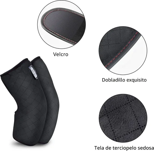Miniatura 5 de ComfIer - Rodillera calentada con masaje, masajeador de vibración con almohadilla térmica para dolor de rodilla, masajeador de piernas, rodillera