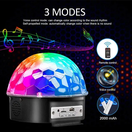 Miniatura 5 de Luces LED para trampolín con música, 9 colores, control remoto - Sincroniza hasta 16 pies, 15 pies, 14 pies, 12 pies, 10 pies, accesorios