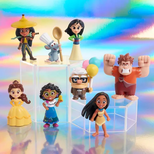Miniatura 3 de Celebración de los 100 años de Disney Desafiando las probabilidades Edición limitada Paquete de figuras de 8 piezas, juguetes para niños a partir