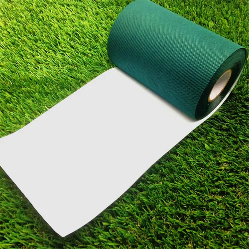 Miniatura 12 de Cinta adhesiva de costura autoadhesiva de 6 pulgadas x 16 pies (5.9 in x 16.4 ft) para deportes ligeros y paisajes césped artificial (un solo lado)