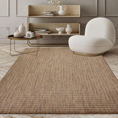Miniatura 8 de Adiva Rugs Alfombra de área para interiores y exteriores, resistente a la intemperie, fácil de limpiar, resistente a las manchas para comedor, patio