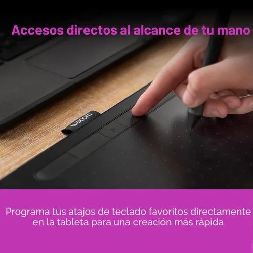 Miniatura 5 de Wacom CTL4100 Intuos - Tableta de dibujo con 3 programas de software incluidos, 7.9 "x 6.3", color negro.