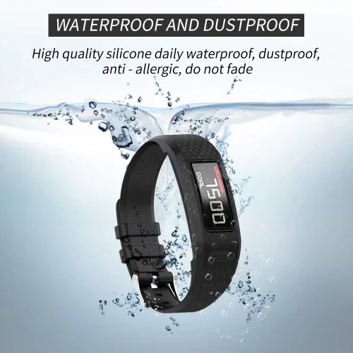 Miniatura 4 de Bandas compatibles con Garmin Vivofit 1/Vivofit2, correa de repuesto de silicona suave y colorida para Vivofit 1/Vivofit 2 Activity Tracker
