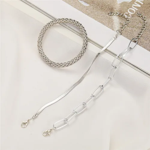 Miniatura 185 de Long tiantian Pulsera de oro gruesa para mujer, pulseras de oro delicadas, pulseras para mujer, pulseras apilables de eslabones de cadena