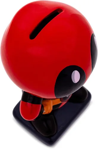 Miniatura 2 de Silver Buffalo Deadpool Chibi Stance - Banco pequeño de monedas de cerámica