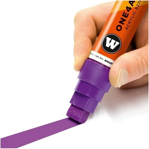 Miniatura 3 de MOLOTOW ONE4ALL - Marcador de pintura acrílica, 0.591 in, rojo tráfico, 1 cada uno (627.202)