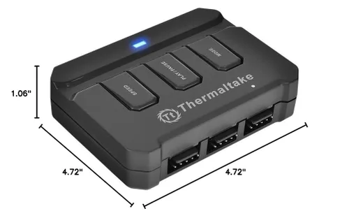 Miniatura 3 de Thermaltake WATER 3.0 Dual Riing RGB Ventiladores de Alta Presión Estática 240 Sistema de Refrigeración por Agua AIO CPU Enfriador CL-W107-PL12SW-A