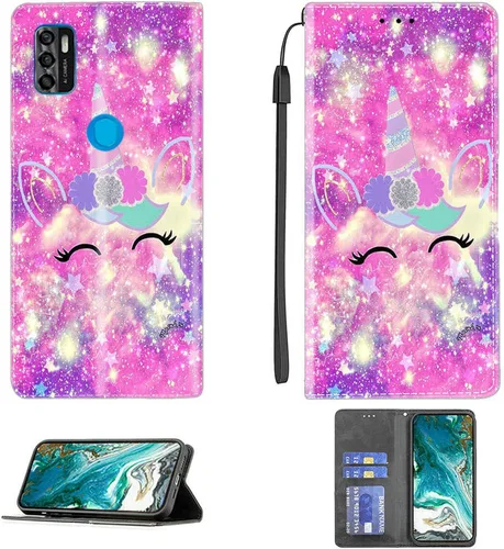 Miniatura 66 de Funda para Moto One Zoom compatible con Motorola One Zoom Phone Case Flip Stand Cover Magnetic Close YHD