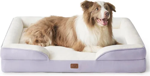 Miniatura 102 de Bedsure Cama ortopédica XL para perros extragrandes, cama lavable para perros y gatos, impermeable, cómodo sofá para perros con funda extraíble