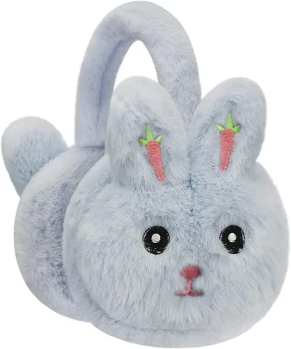 Orejeras deportivas de invierno para niños y niñas, con diseño de animales, de piel sintética, para esquiar, nieve, calentadores de orejas, a prueba