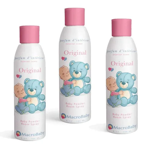 Miniatura 2 de Ambientador MacroBaby, aerosol para habitación de bebé, aroma en aerosol de polvo para bebé, ambientador, 6 onzas, 6.7 fl oz (paquete de 2)