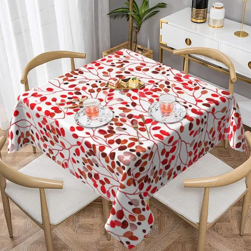 Miniatura 27 de BETGINY 4th of July Tablecloth Square 60x60 Inch,White Red Blue Patriotic Stars Table Cloth,Stain Resistance Polyester American Independence Day