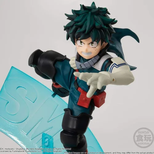 Miniatura 2 de Shokugan - Figura de Izuku Midoriya de My Hero Academia, de Bandai Styling