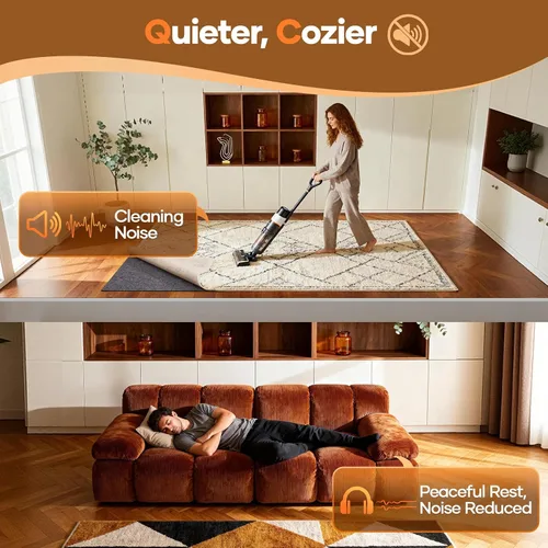 Miniatura 9 de Veken Almohadilla Antideslizante Acolchada para Alfombras 3 x 5 pies, Respaldo de Felpa y Silicona, Forro de 1/8 Pulgada de Grosor para Pisos
