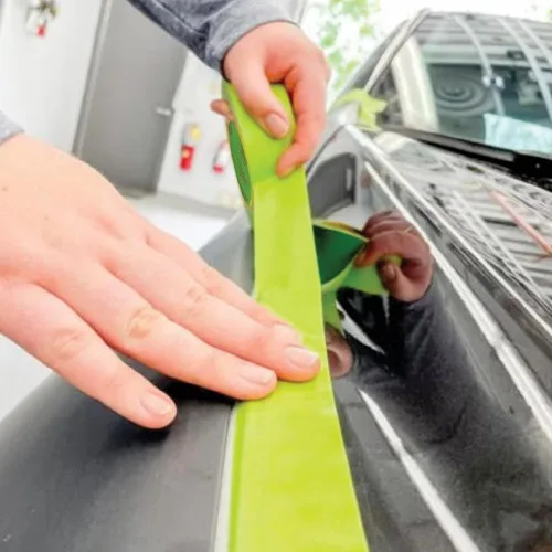 Miniatura 6 de LAUCO DINOGREN - Cinta adhesiva de alto rendimiento para pintura de automóvil, resistente al calor y al agua, verde multiusos (0.75 pulgadas