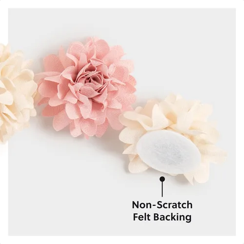 Miniatura 5 de U Brands Mini Flower Fashion - Juego de imanes pequeños, rosa y crema, 12 unidades, suministros de oficina para decoración de aula u oficina