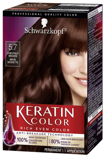 Miniatura 22 de Schwarzkopf Keratin Color - Tinte permanente para el cabello, 10.1 rubio ceniza extraclaro, 1 aplicación - Tinte permanente para el cabello