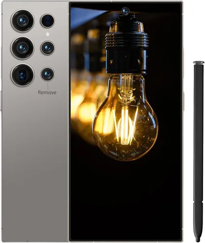 Teléfono celular I25 Ultra desbloqueado, 8 GB+256 GB con bolígrafo integrado, batería de 7000 mAh para todo el día 6.99 pulgadas FHD+ pantalla Gris