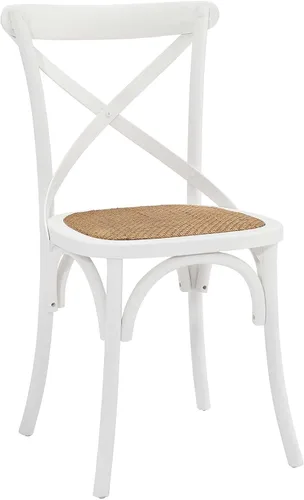Miniatura 11 de Modway Gear - Silla de comedor de estilo rústico y moderno estilo granja, en madera de olmo y ratán, color negro