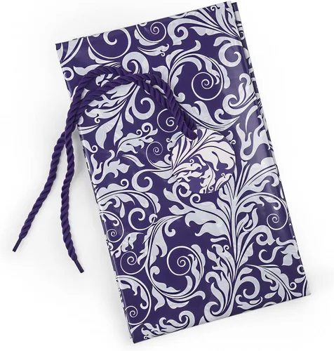 Miniatura 8 de Loveinside Bolsa de Regalo de Plástico Grande Jumbo, Bolsa de Plástico de Diseño Floral con Etiqueta y Lazo para Cumpleaños, Día de la Madre, Boda