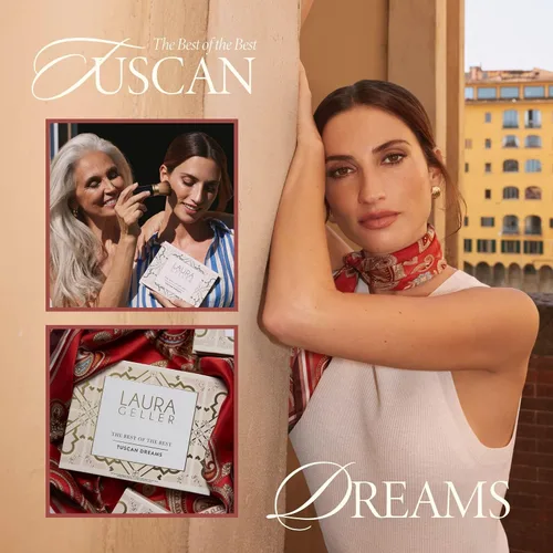 Miniatura 8 de LAURA GELLER NEW YORK Lo mejor de lo mejor paleta horneada - Sueños toscanos - Tamaño completo - Incluye bronceador, rubor, resaltador y 6 sombras