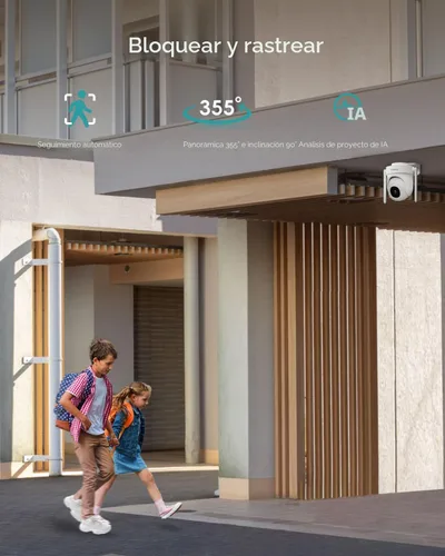 Miniatura 6 de ZUMIMALL Cámara de seguridad de 5MP para exteriores - WiFi de 2.4G/5G, cámara con cable de grabación 24/7 Detección de movimiento y ruido AI