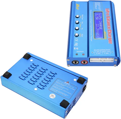 Miniatura 5 de Fafeicy B6 80W Digital LCD RC Balance Charger Discharger for LiPo NiMH Battery (Without Plug)