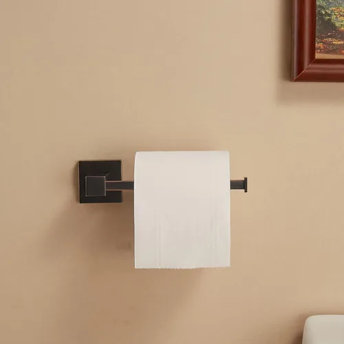Miniatura 4 de BigBig Home ORB - Portarrollos de papel higiénico para baño, montaje en pared para baño y cocina, estilo cuadrado moderno