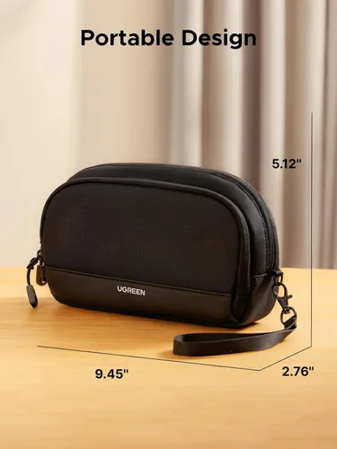 Miniatura 6 de UGREEN - Bolsa Organizadora de Electrónica para Viaje, Estuche Multifuncional Portátil para Cables, Cordón, Tarjeta SD, Auriculares, Cargador