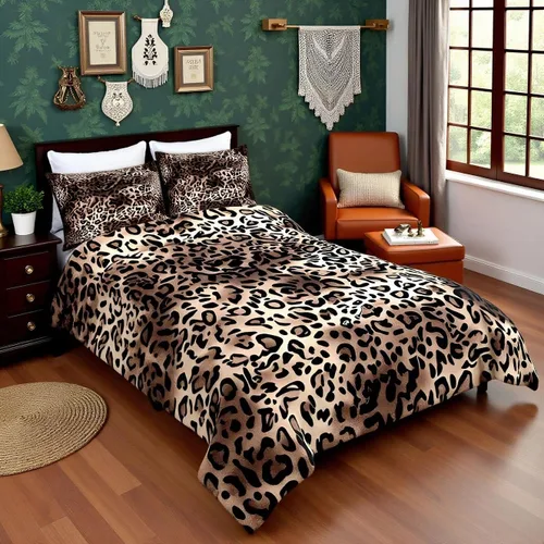 Miniatura 53 de Juego de edredón de pavo real en acuarela tamaño King, elegante y hermoso juego de ropa de cama edredón de plumas azules de 3 piezas para niños