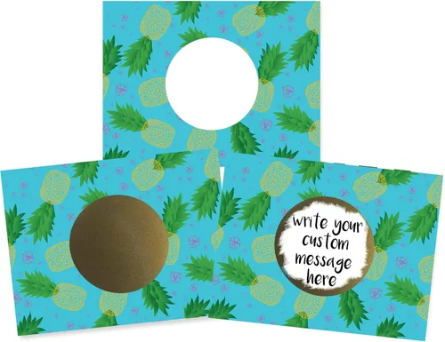 Miniatura 40 de My Scratch Offs - Paquete de 20 Mini Tarjetas Rasca y Gana DIY de Corazón Rosa para San Valentín con Calcomanías, 3x4 Pulgadas, Notas de Amor