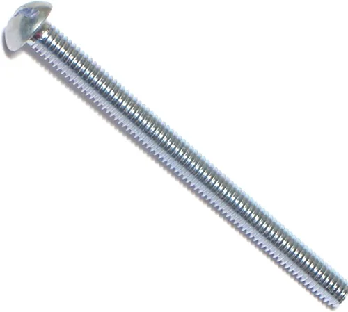 Miniatura 7 de Hard-to-Find Fastener 014973315559 Tornillos de máquina redondos ranurados, 8-32 x 3-1/2, pieza-15, zinc