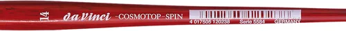 Miniatura 283 de da Vinci Watercolor Series 5580 CosmoTop Spin Pincel de Pintura, Redondo Sintético con Mango Rojo