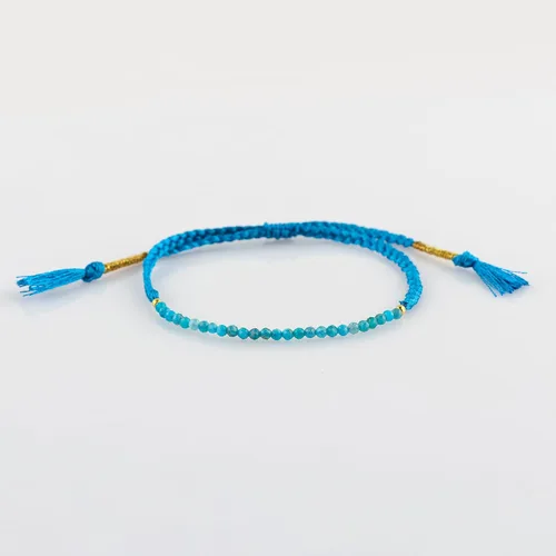 Miniatura 7 de Thecraftman - Pulsera trenzada de cuentas naturales, cristales energéticos, regalo para ella, pulsera de protección de hilo trenzado de mano