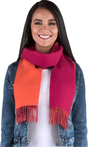 Miniatura 2 de Inca Fashions - Bufanda de lana de alpaca, 100% pura alpaca para bebé, bufanda reversible de doble cara