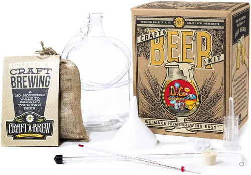 Craft A Brew - O.G. Orange Golden - Kit de elaboración de cerveza - Haz tu propia cerveza artesanal - Equipo completo y suministros - Kit de inicio