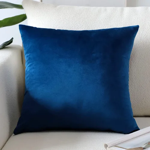 Miniatura 10 de Artscope Fundas de Almohada de Terciopelo de Lujo Súper Suaves Decorativas Cuadradas Fundas de Cojín para Sofá Sillón Dormitorio Decoración