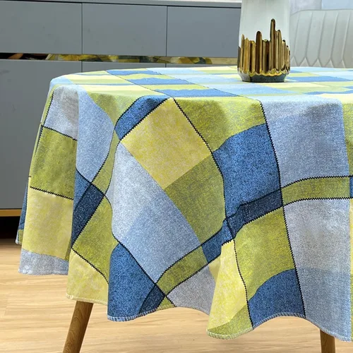Miniatura 33 de Pioggia Mantel de vinilo con parte trasera de franela, impermeable, a prueba de aceite, mantel de PVC, cubierta de mesa de plástico lavable a prueba