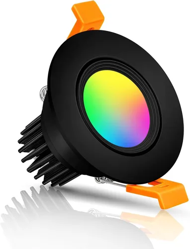 Miniatura 32 de inShareplus Downlight LED de 2 pulgadas, iluminación empotrable de 3 W, regulable, luz blanca cálida de 3000 K, CRI80, luces de techo