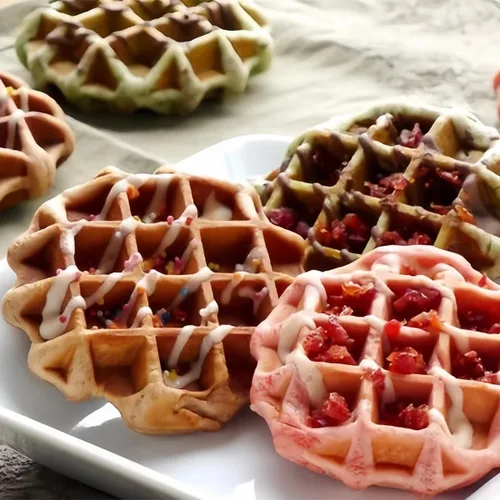 Miniatura 5 de Molde de silicona grande para waffle, moldes para velas de gofres, molde de jabón en forma de gofre, molde de chocolate artificial