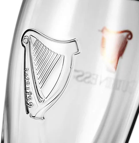 Miniatura 3 de Guinness Gravity - Vaso de cerveza oficial Pintas grandes de 20 onzas para beber vasos de cerveza gruesos vasos de cerveza de 20 onzas Negro